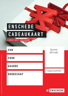 Enschede Cadeaukaart &euro;5,-